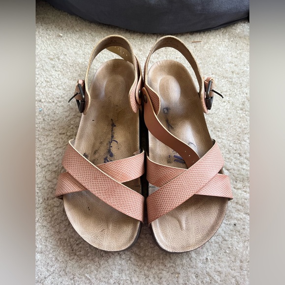 Blowfish Shoes - blowfish | faux snakeskin strappy sandals | size 8.5